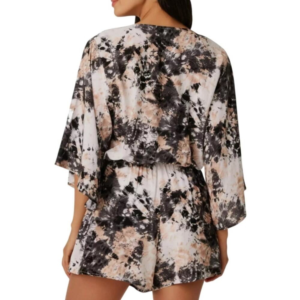 Bar III Swim Beach Poolside Cover-up Romper Size Small - Picture 2 of 10